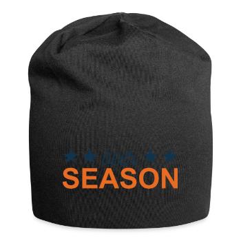 beer season - Jersey-Beanie - Schwarz - Vorne