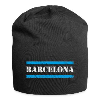 Barcelona Vintage - Jersey-Beanie - Schwarz - Vorne