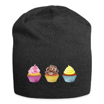 Muffins - Jersey-Beanie - Anthrazit - Vorne