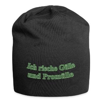 Gülle und Promülle - Jersey-Beanie - Schwarz - Vorne