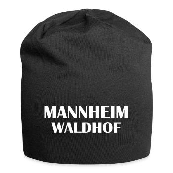 Mannheim Monnem Mannheimat - Jersey-Beanie - Schwarz - Vorne