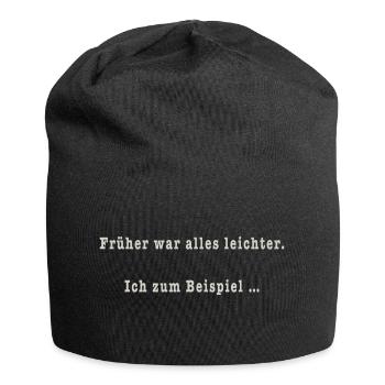 Plus tôt - Bonnet en jersey - noir - Devant