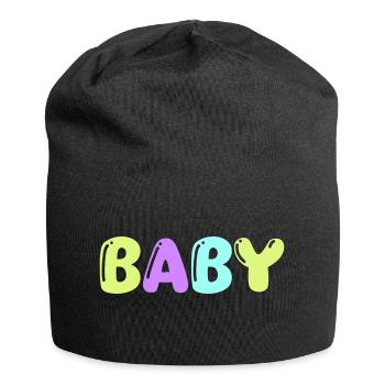 bébé - Bonnet en jersey - noir - Devant