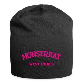 Monserrat - Plymouth - Caraïbes - Antilles - Bonnet en jersey - noir - Devant