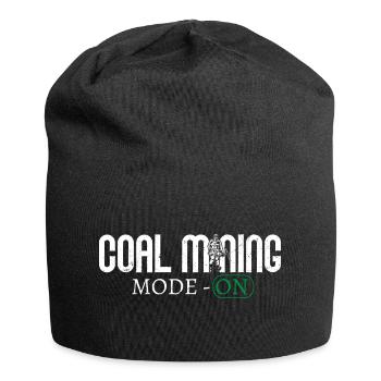 Coal Mining Mode - ON Pickaxe Miner - Jersey Beanie - black - Front