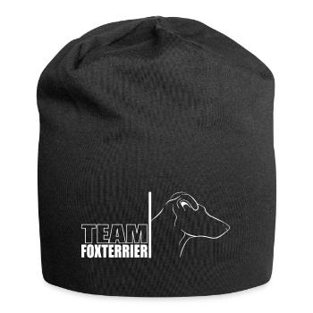 TEAM Fox Terrier Chien Chien Wilsigns - Bonnet en jersey - noir - Devant