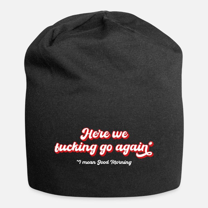 monday fun work saying funny weekend - Jersey Beanie - black