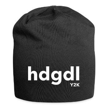 hdgdl Y2K weiß - Jersey-Beanie - Schwarz - Vorne