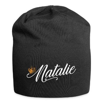 Natalie Nom pour Femmes Enfants Bambins - Natalie - Bonnet en jersey - noir - Devant