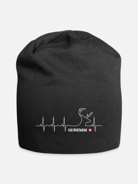 Via Rhenana - Jersey-Beanie - Schwarz