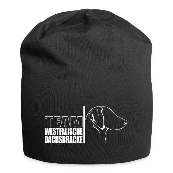 TEAM Westphalien, Badger Hound, Chien, Wilsigns - Bonnet en jersey - noir - Devant