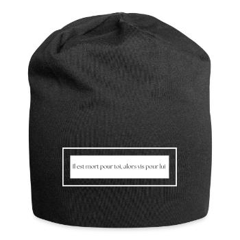 Parole Chrétienne - Bonnet en jersey - noir - Devant