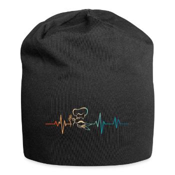 Heartbeat Retro Chef - Jersey Beanie - black - Front