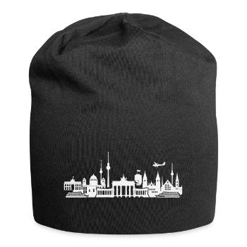 Horizon de Berlin - Bonnet en jersey - noir - Devant