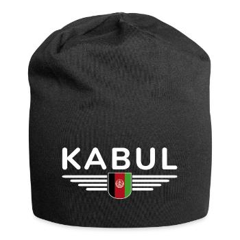 Kabul Design – Au cœur de l’Afghanistan - Bonnet en jersey - noir - Devant