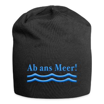 Au large de la mer - Bonnet en jersey - noir - Devant