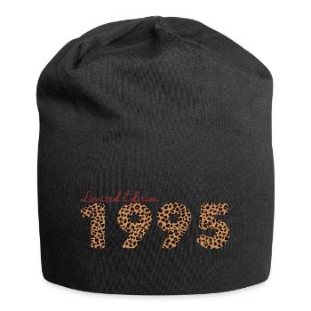 Jahrgang 1995, Geburtstagsgeschenk, Geschenk Frau - Jersey-Beanie - Schwarz - Vorne