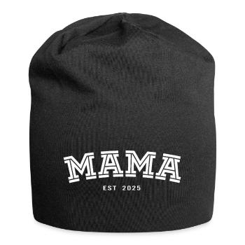 Maman depuis 2025 - Bonnet en jersey - noir - Devant