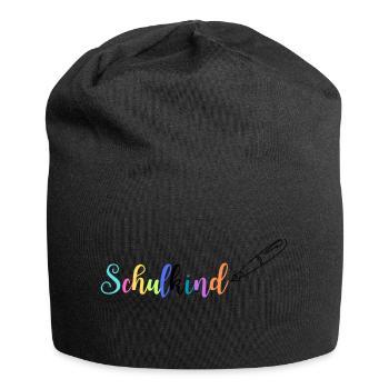Schulkind - Jersey-Beanie - Schwarz - Vorne