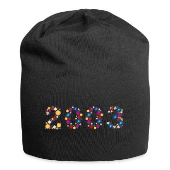 Fleurs 2003 - Bonnet en jersey - noir - Devant