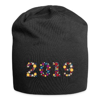 Fleurs 2019 - Bonnet en jersey - noir - Devant