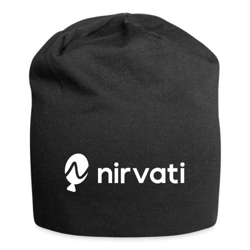 Nirvati Logo (white) - Jersey Beanie