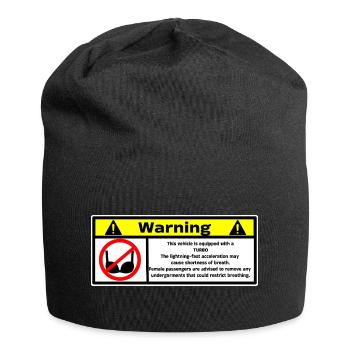 Turbo - Jersey Beanie - black - Front