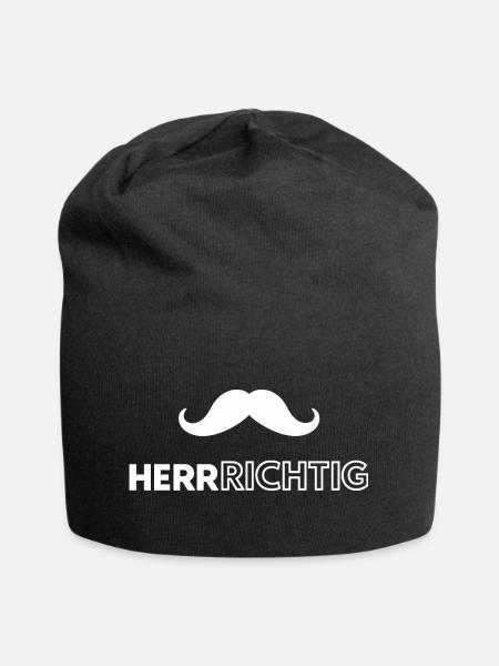 I'm a man - Jersey Beanie - black