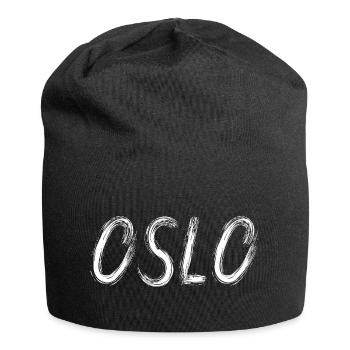 Oslo en pinceau urbain - Bonnet en jersey - noir - Devant
