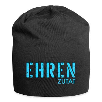 Ehrenzutat Beziehung - Jersey-Beanie - Schwarz - Vorne