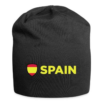 National Flag Of Spain - Jersey Beanie - black - Front