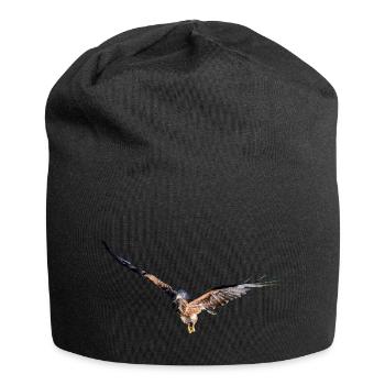 Bird of prey, red kite, marsh harrier, king's consecration - Jersey Beanie - black - Front