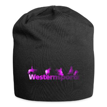 westernsports, western riding, western horse, - Jersey Beanie - black - Front