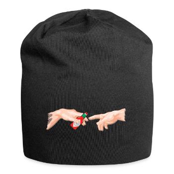 donne moi le tabasco - Bonnet en jersey - noir - Devant