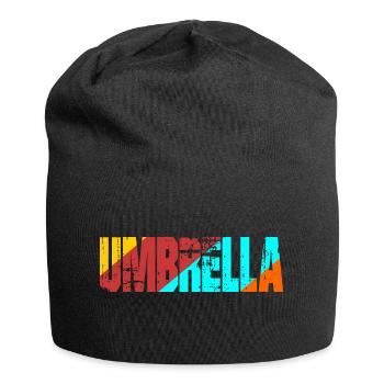 umbrella - Jersey-Beanie - Schwarz - Vorne