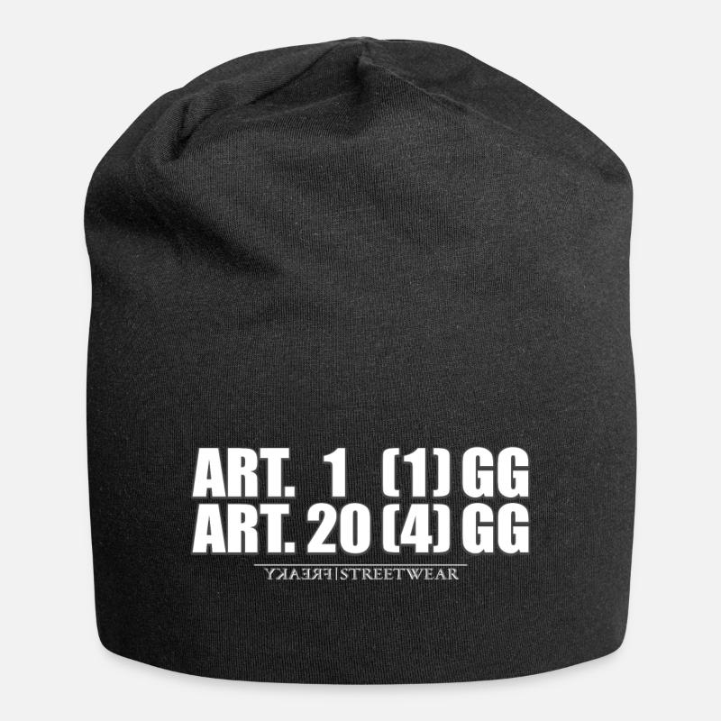 Article 1& Article 20 - Jersey Beanie - black