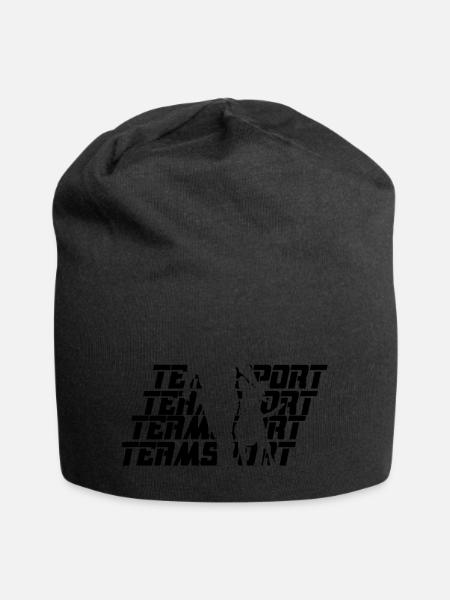 Teamsport Black - Jersey-Beanie - Schwarz