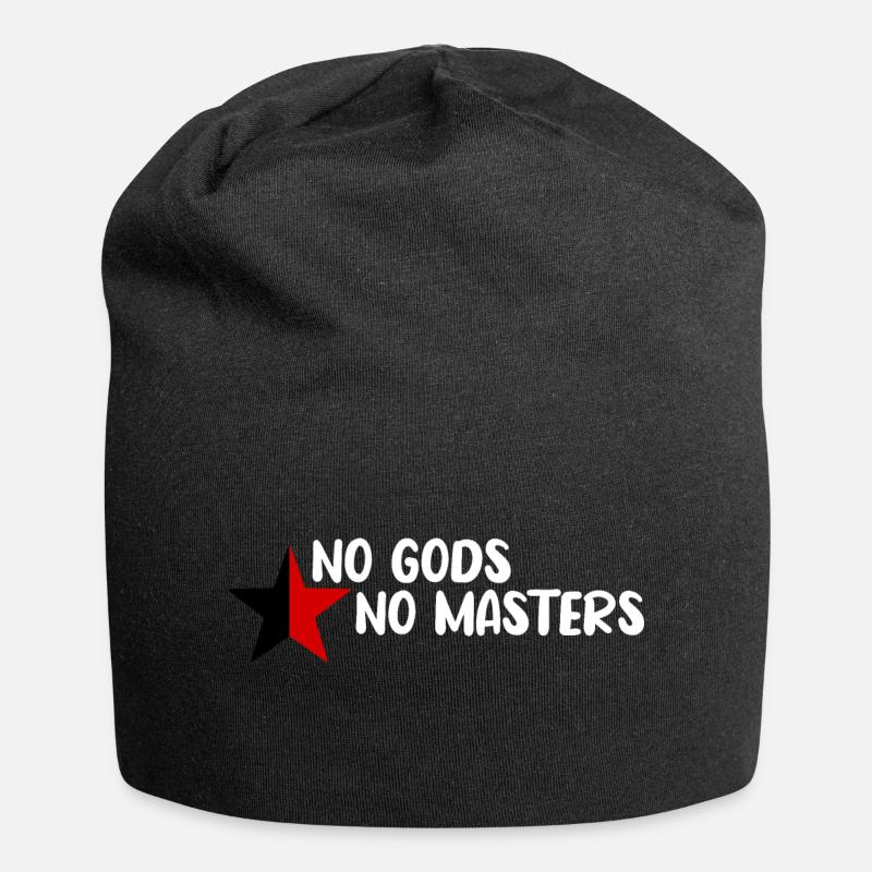 No Gods No Masters - Bonnet en jersey - noir