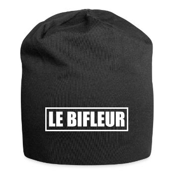 le bifleur | cadeau bien beauf grosse bite - Bonnet en jersey - noir - Devant