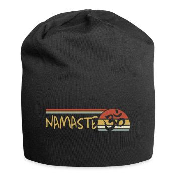 Namaste - Jersey-Beanie - Schwarz - Vorne