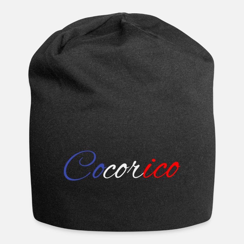 Cocorico - Bonnet en jersey - noir