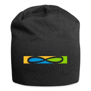 Icône Stripe Infinity - Bonnet en jersey - noir - Devant
