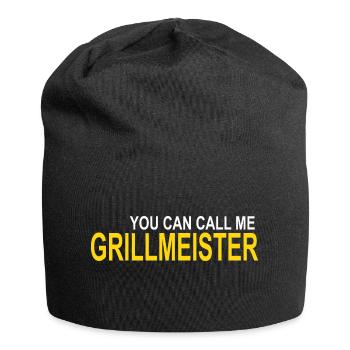 Appelez-moi Grillmeister - Bonnet en jersey - noir - Devant