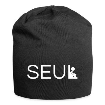 seul original cadeau - Bonnet en jersey - noir - Devant