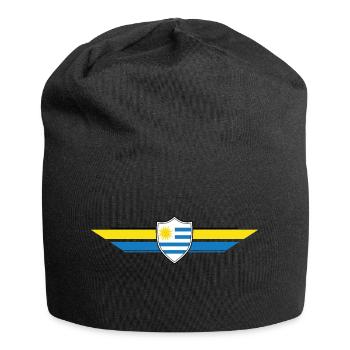 Uruguay Fan Weltmeisterschaft - Jersey-Beanie - Schwarz - Vorne