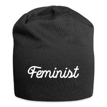 ansage girl women geburtstagsgeschenk spaß smylie - Jersey-Beanie - Schwarz - Vorne