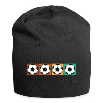 Coupe du monde des supporters de football - Bonnet en jersey - noir - Devant