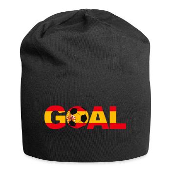 Fußball Spanien Tor - Jersey-Beanie - Schwarz - Vorne