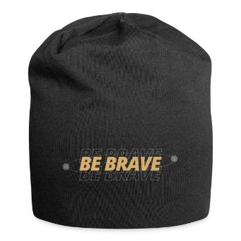 Be Brave - Jersey-Beanie - Schwarz - Vorne