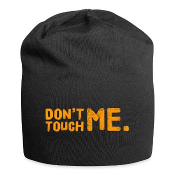 NE ME TOUCHEZ PAS. T-shirt cool et nouveau. CONCEPTION MAXIMALE - Bonnet en jersey - noir - Devant